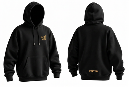 Pulse Hoodie with gold VF on the front left chest